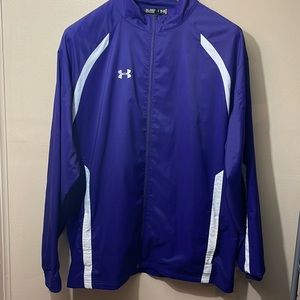 Under Armor Track Jacket(purple)